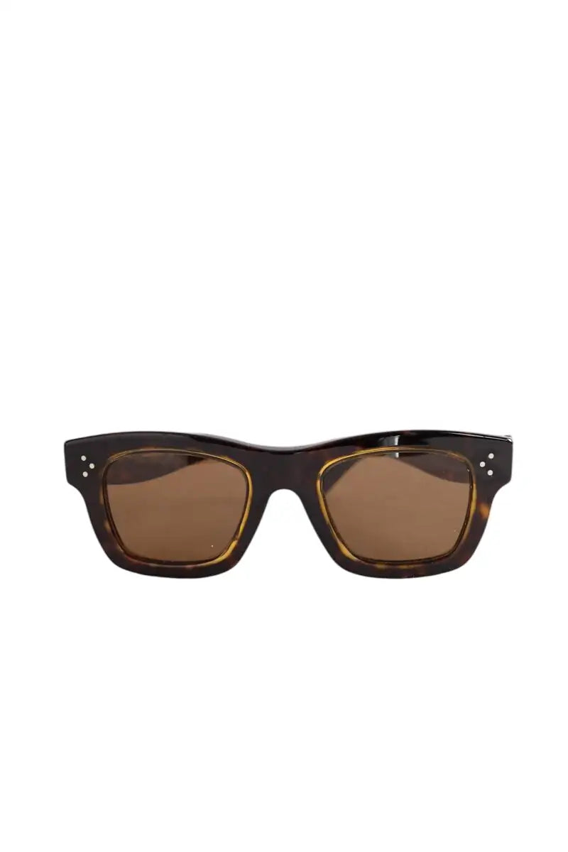 Lunettes de soleil Celine Marron en Plastique - Seconde Main