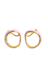 Boucles d'oreilles Charlotte Chesnais  Rose