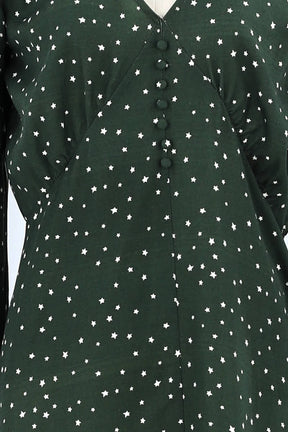 Robe Balzac  Vert