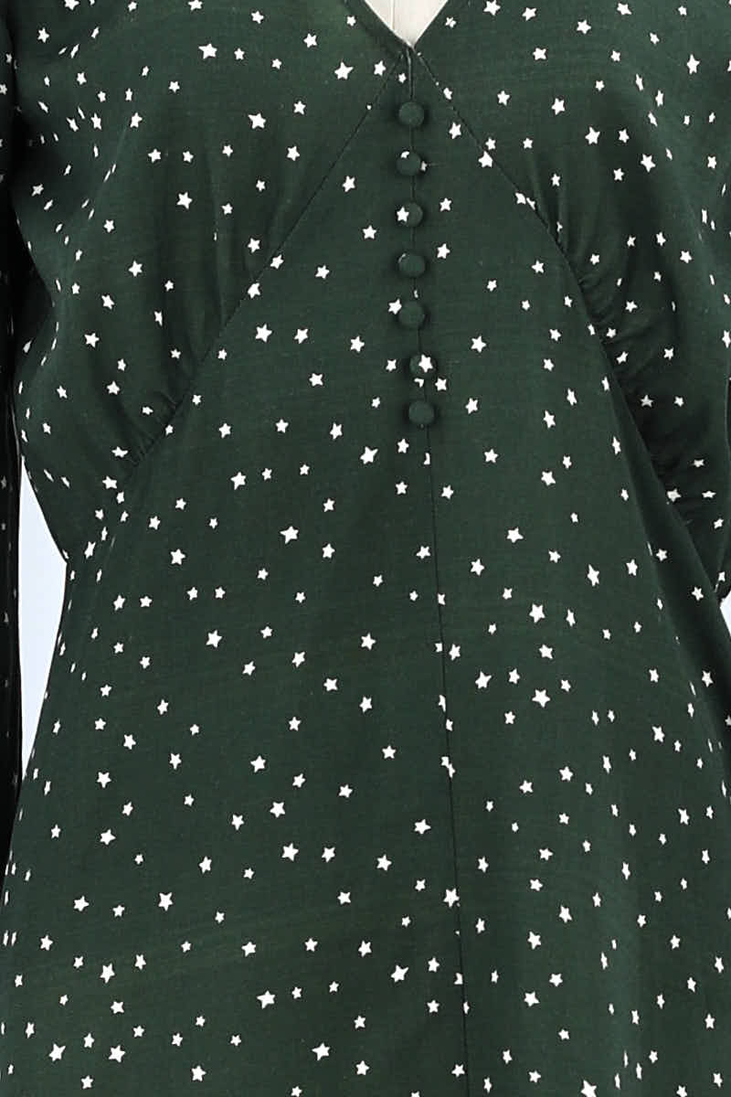 Robe Balzac  Vert