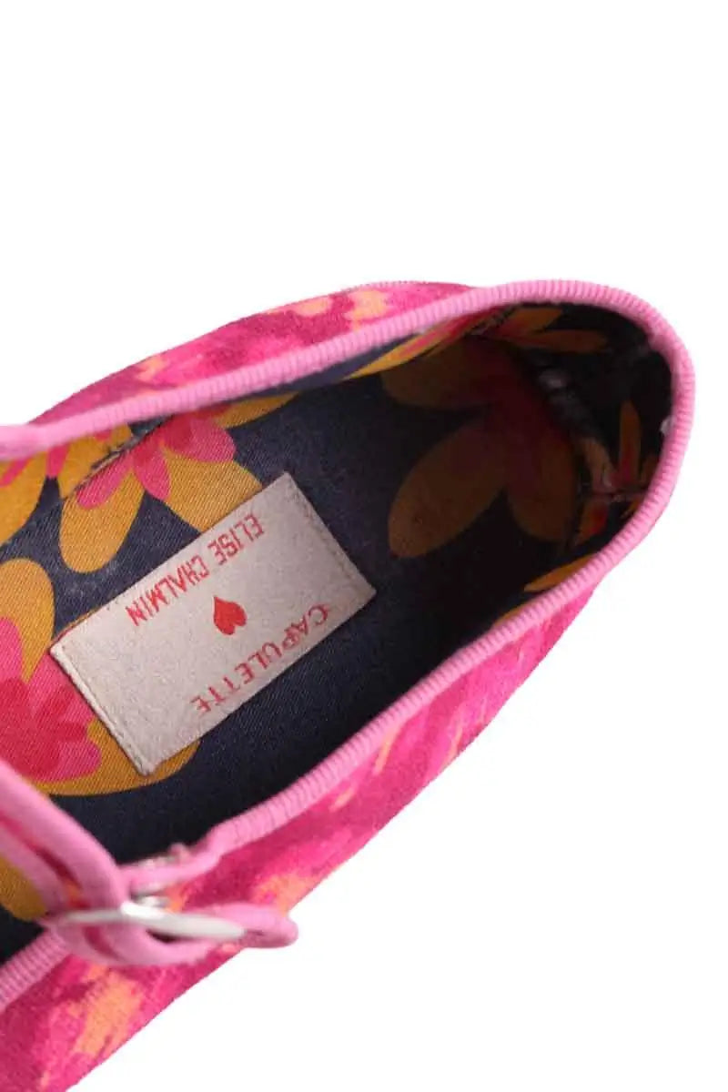 Ballerines Elise Chalmin Rose en Tissu