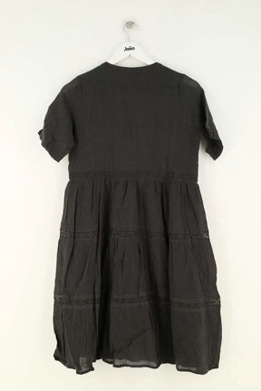 Robe Maje Anthracite en Coton