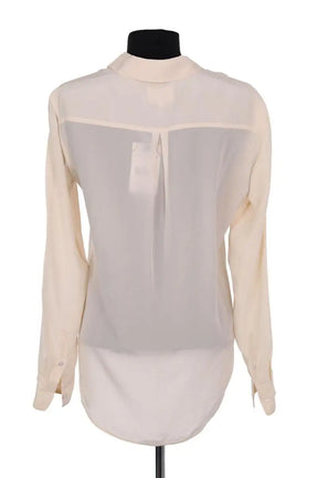 Chemise Sézane Ecru en Soie