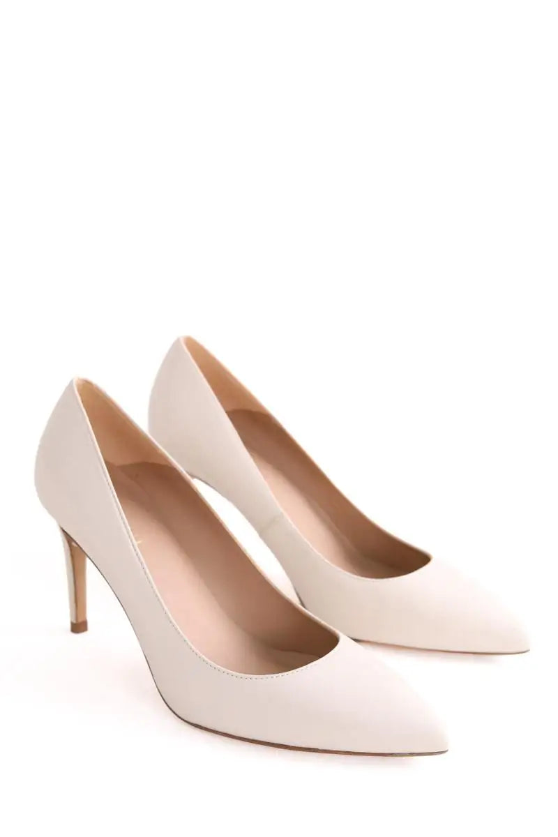 Talons LK Bennett Floret Ecru en Cuir