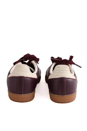 Baskets Adidas Samba Bordeaux en Cuir