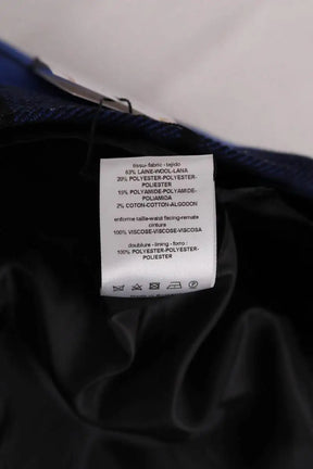 Jupe Sandro Bleu en Laine