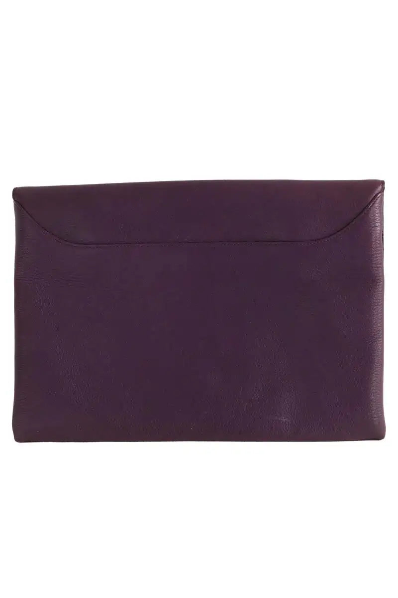 Pochette Givenchy Violet en Cuir