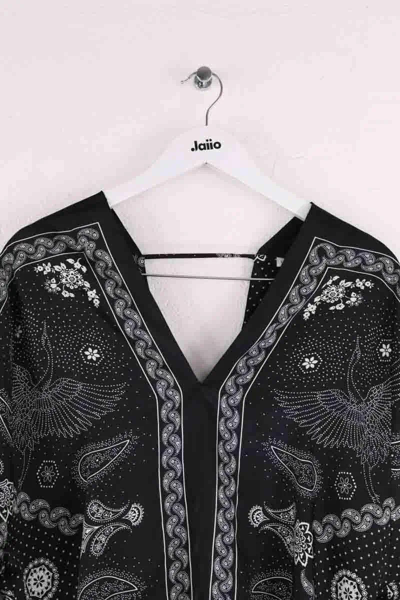 Blouse Sandro Noir en Synthétique