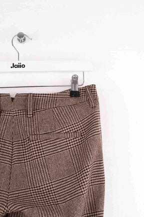 Pantalon droit Marella Beige en Laine
