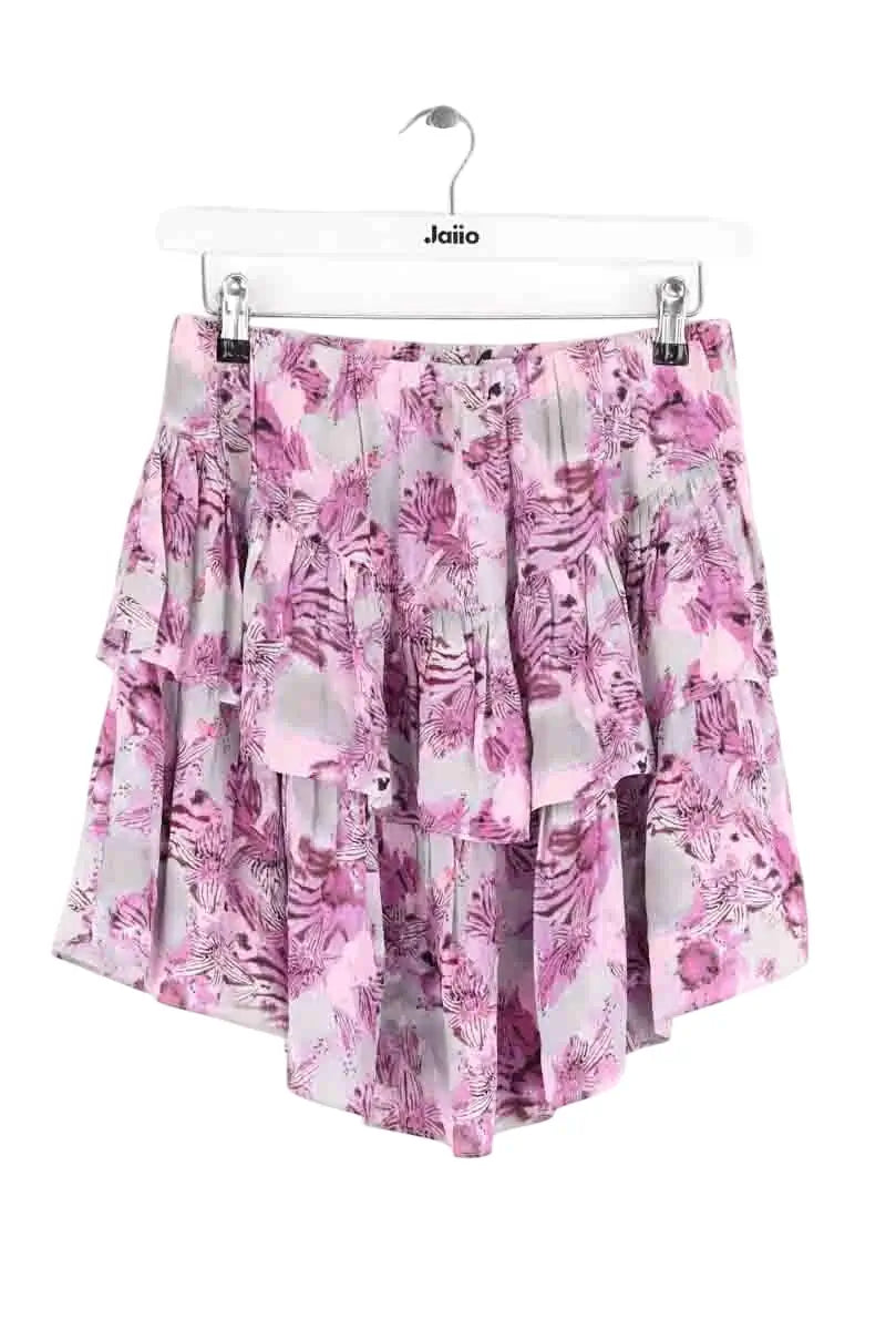 Jupe Iro Violet en Viscose, taille S - Seconde Main