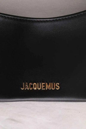 Mini sac Jacquemus Le Bisou perle Noir en Cuir