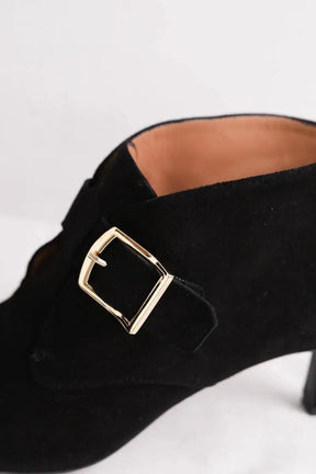 Talons Fratelli Rossetti Noir en Daim