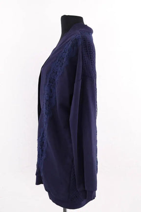 Cardigan Pinko Bleu en Synthétique