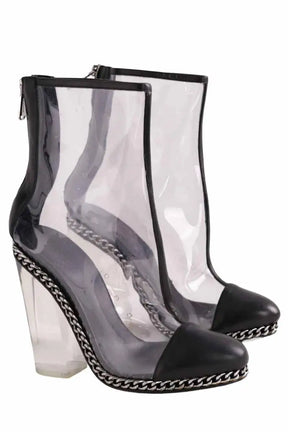 Boots Balmain Noir en Tissu