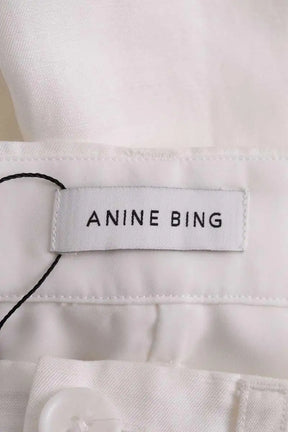 Pantalon Anine Bing Blanc en Synthétique