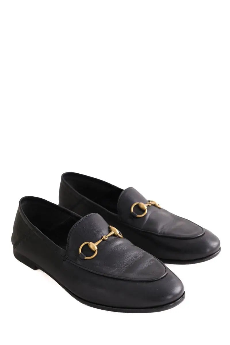 Mocassins Gucci Jordaan Noir en Cuir