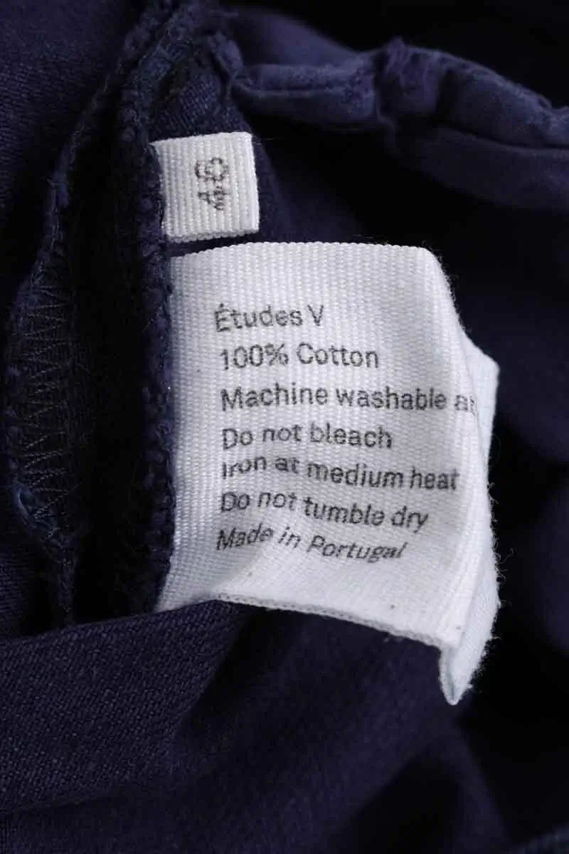 Jean droit Etudes Bleu en Coton