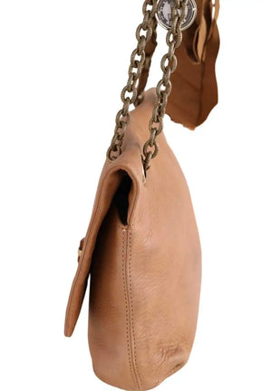 Sac porté épaule Lanvin Beige en Cuir