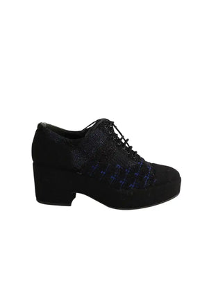 Sabots Chanel Noir en Tissu, taille 39 - Seconde Main
