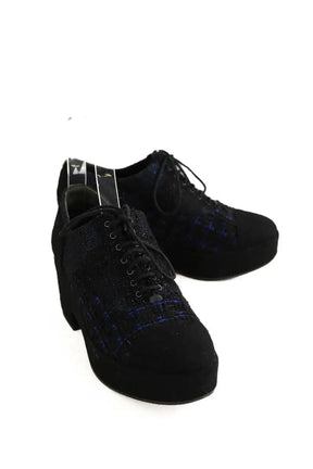 Sabots Chanel Noir en Tissu