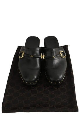 Sabots Gucci Noir en Cuir