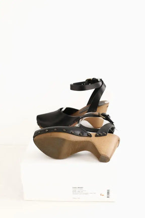 Sabots Isabel Marant Noir en Cuir