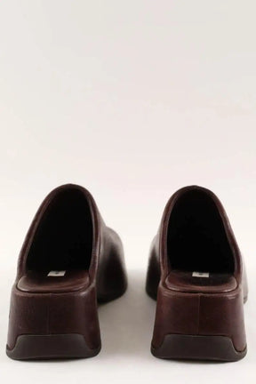 Sabots Miista Marron en Cuir