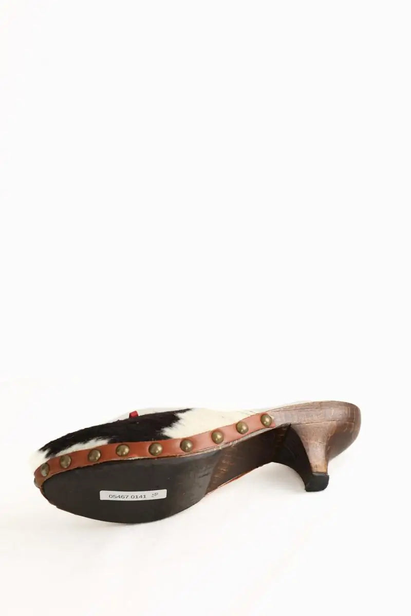Sabots Miu Miu Marron en Fourrure