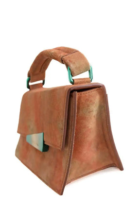 Sac à bandoulière Acne Studios Distortion Marron en Daim
