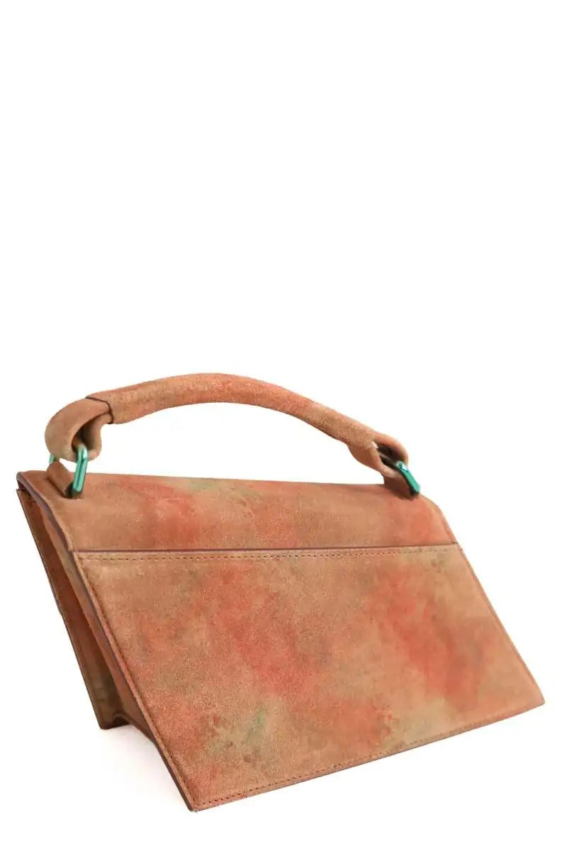 Sac à bandoulière Acne Studios Distortion Marron en Daim