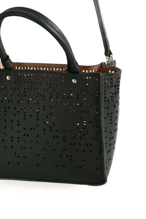 Sac à bandoulière Alaïa Garance 16 Anthracite en Cuir