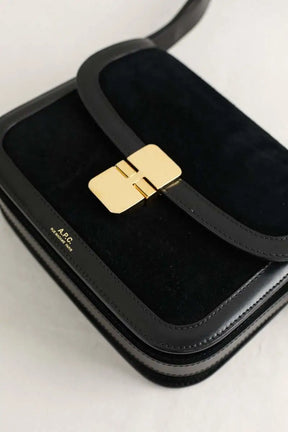 Sac à bandoulière APC Grace Noir en Cuir