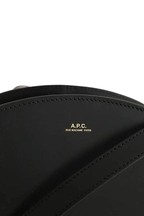Sac à bandoulière APC Noir en Cuir