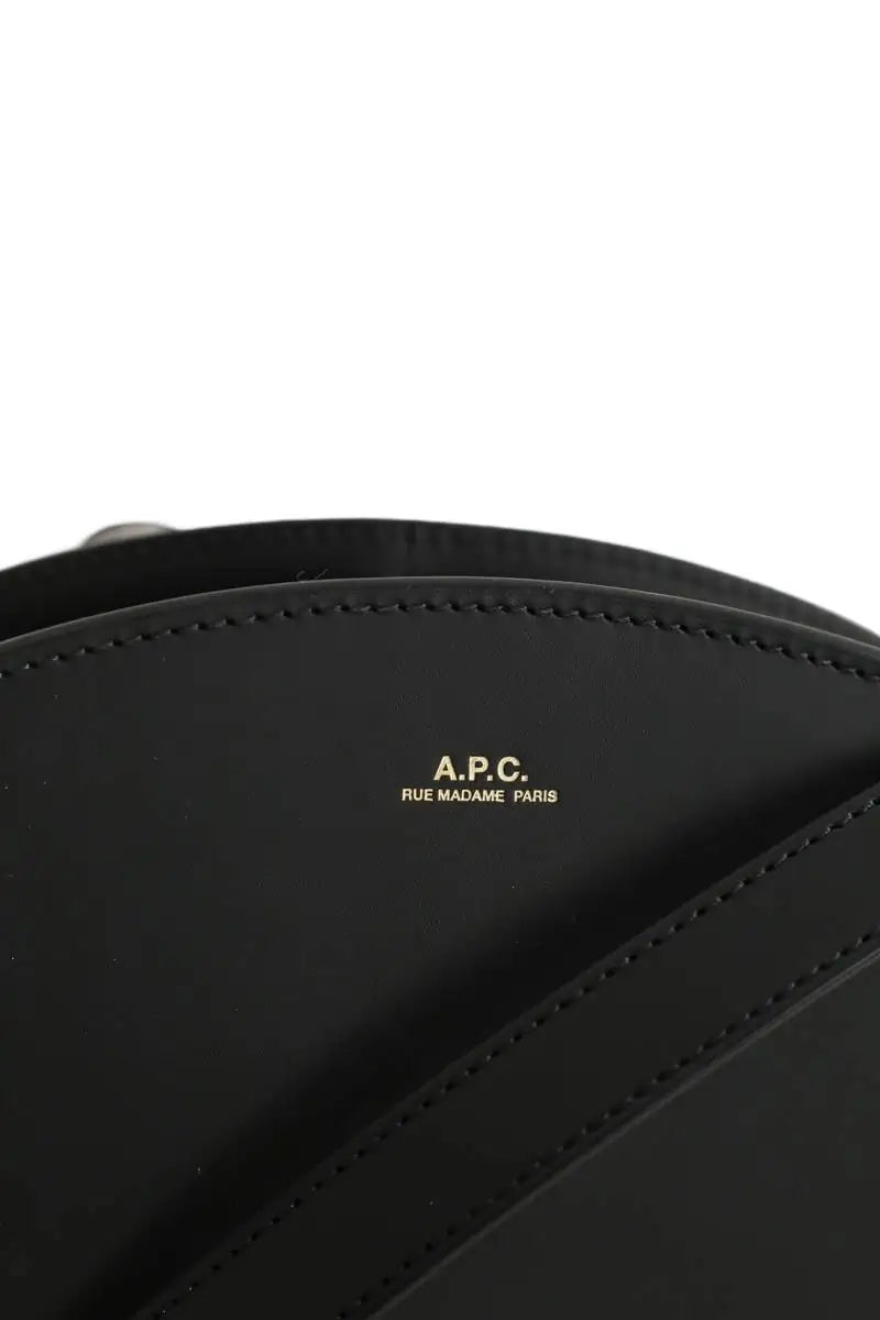 Sac à bandoulière APC Noir en Cuir