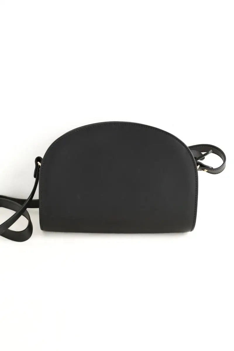 Sac à bandoulière APC Noir en Cuir