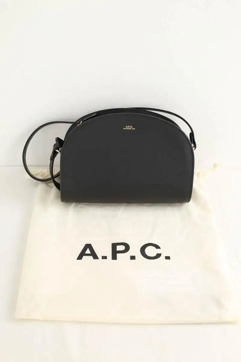 Sac à bandoulière APC Noir en Cuir