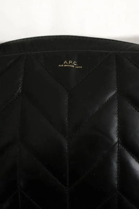 Sac à bandoulière APC Noir en Cuir