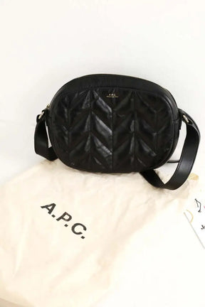 Sac à bandoulière APC Noir en Cuir