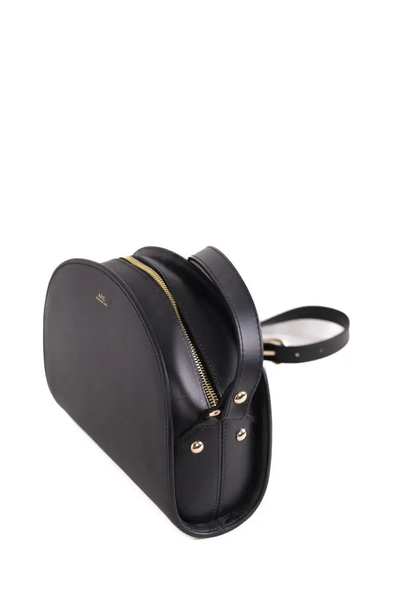 Sac à bandoulière APC Noir en Cuir