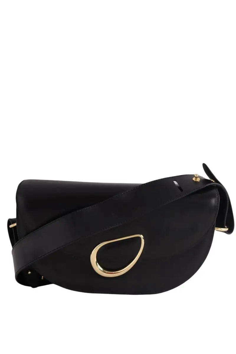 Sac à bandoulière Balzac Maé Noir en Cuir - Seconde Main