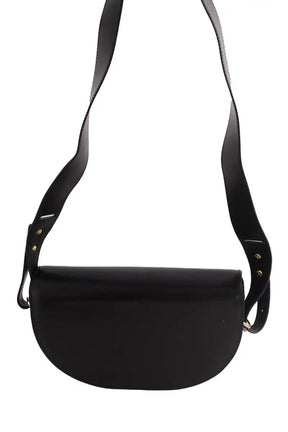 Sac à bandoulière Balzac Maé Noir en Cuir