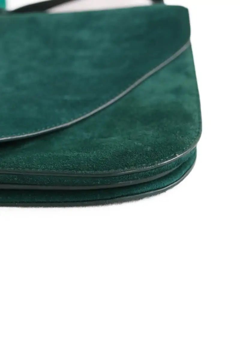 Sac à bandoulière Bottega Veneta Vert en Daim