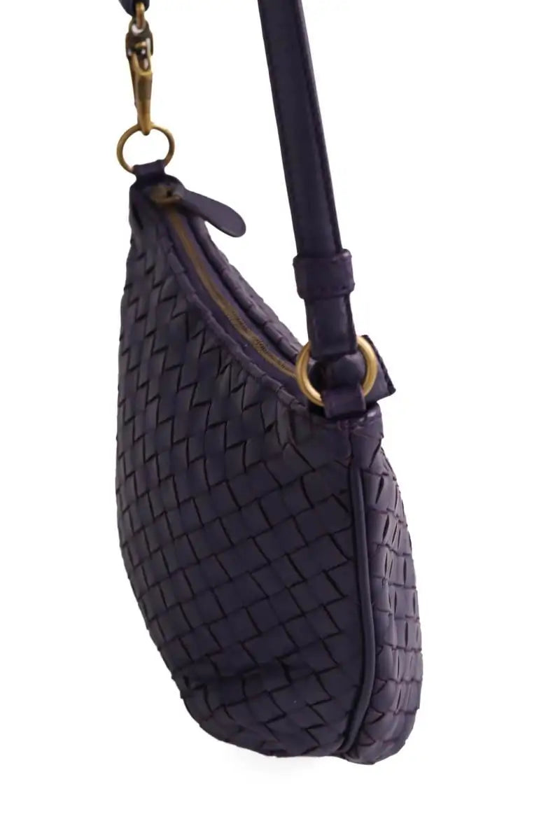 Sac à bandoulière Bottega Veneta Violet en Cuir
