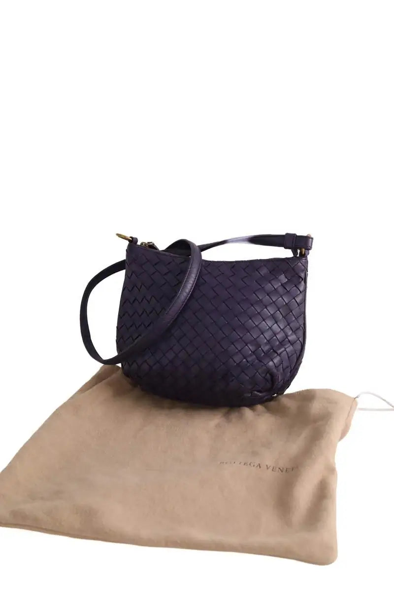Sac à bandoulière Bottega Veneta Violet en Cuir