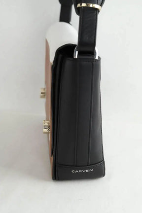 Sac à bandoulière Carven Marron en Cuir