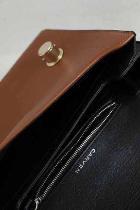 Sac à bandoulière Carven Marron en Cuir