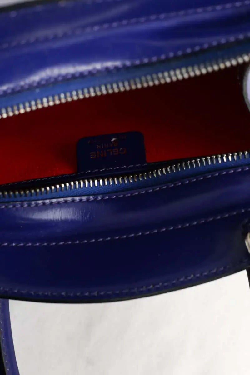 Sac à bandoulière Celine Bleu en Cuir
