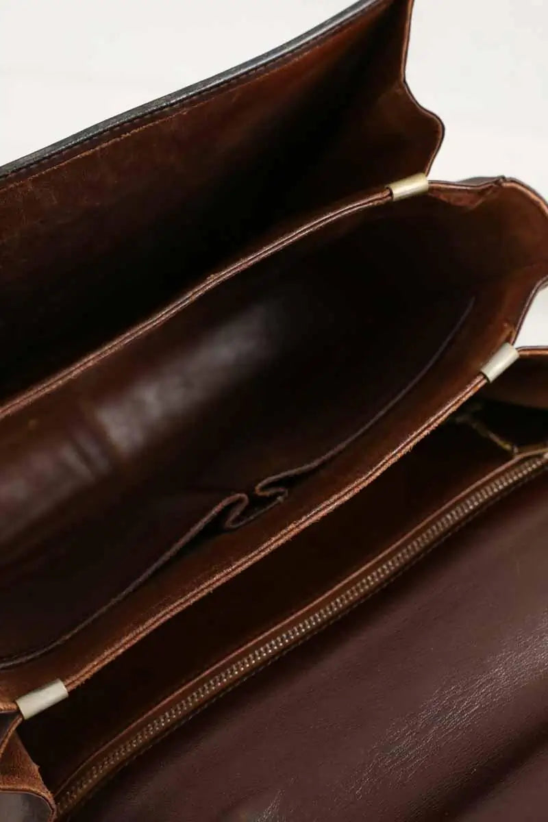 Sac à bandoulière Celine Crécy vintage Marron en Cuir
