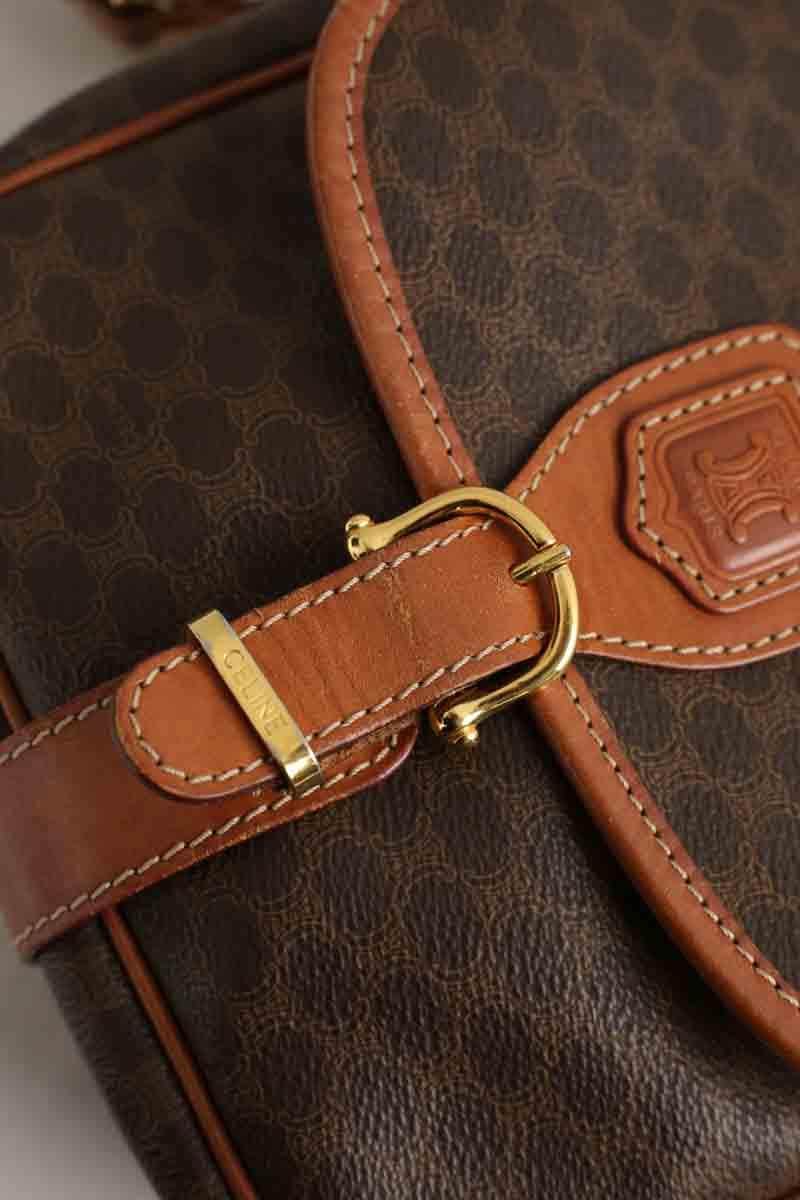 Sac à bandoulière Celine Marron en Cuir