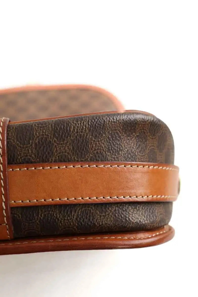Sac à bandoulière Celine Marron en Cuir
